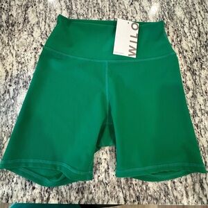 Wilo The Label Green Bike Shorts